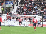 Falkirk score the only goal of the game