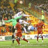 Aberdeen v Pars 18th March 2009. Steven Bell attacking the Aberdeen goal.