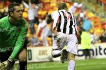 Aberdeen v Pars 18th March 2009. Graham Bayne begins the celebratations!