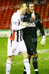 Aberdeen v Pars 18th March 2009. Greg Ross and Paul Gallagher celebrate.