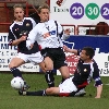 Dundee v Pars 9th April 2005. Simon Donnelly in action