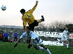 East Fife v Pars 8th January 2004. Jesper Cristiansen v Craig Lumsden.