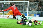 Falkirk v Pars 13th January 2007. Stevie Crawford in action.