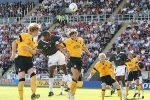 Falkirk v Pars 5th August 2006. Freddie Daquin in action.