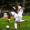 Hearts v Pars 25th September 2007. Calum Woods in action.