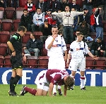 Hearts v Pars 4th December 2004. Steven Pressley