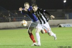 Cowdenbeath v Pars 12th February 2013. Andy Kirk held back. (2of2)