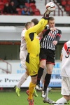 Andy Geggan v Grant Adam. Pars v Airdrieonians 18th January 2014.