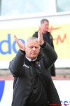 Pars v Hamilton Academical 6th April 2013. Jim Jeffries applauding the support.