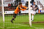 Pars v Falkirk 26th December 2012. Andy Barrowman attacks the goal (4of4).