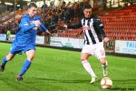 Pars v Airdrie Utd. 12th January 2013. Joe Cardle in action.