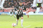 Pars v Hamilton Academical 2nd February 2013. Ryan Wallace in action.