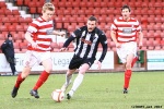 Pars v Hamilton Academical 2nd February 2013. Andy Kirk in action.