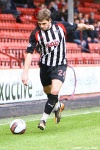 Kyle Hutton. Pars v Hearts 7th April 2012.