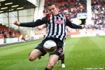Pars v Hearts 7th April 2012. Paul Willis in action.
