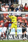 Pars v Hearts 7th April 2012. Chris Smith in action.