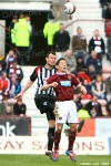 Pars v Hearts 7th April 2012. Andy Dowie in action.