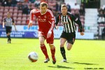 Andy Kirk v Mark Reynolds. Pars v Aberdeen 28th April 2012.