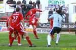 Andy Kirk scores! Pars v Aberdeen 28th April 2012.