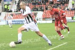 Pars v Aberdeen 7th March 2009. Graham Bayne in action.