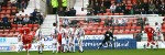 Pars v Aberdeen 7th March 2009. Paul Gallagher saves free-kick. (5 of 8)