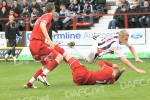 Pars v Aberdeen 7th March 2009. Pars penalty claim involving Jamie Mole. (2 of 4)