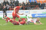 Pars v Aberdeen 7th March 2009. Pars penalty claim involving Jamie Mole. (3 of 4)