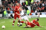 Pars v Aberdeen 7th March 2009. Greg Shields in action.