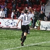 Pars v Dundee 7th May 2005. Derek Young celebrates his first goal!