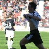 Pars v Dundee 7th May 2005. Derek Young celebrates his hat-trick for the Pars again!