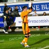 Pars v Dundee 8th November 2008. Paul Gallagher clapping the fans.