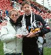 Pars v Dundee Utd. 17th April 2004. Award for Marco