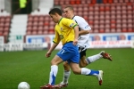 Pars v Hamilton Academical 20th October 2007. Calum Woods in action.