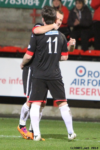 (c) www.DAFC.net
Photographs can be requested from photos@dafc.net
Ross Forbes celebrates with Danny Grainger!
(IMG_0141.jpg)