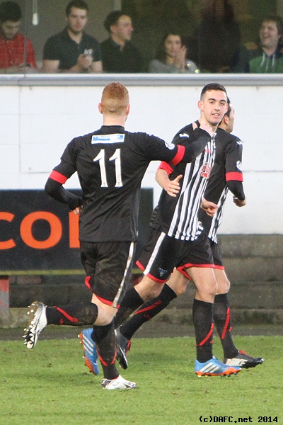(c) www.DAFC.net
Photographs can be requested from photos@dafc.net
Shaun Byrne celebrates with Ryan Thomson.
(IMG_0522.jpg)