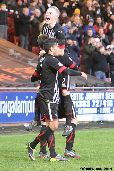 (c) www.DAFC.net
Photographs can be requested from photos@dafc.net
Pars celebrate the third goal!
(ParsvAyrUnited22ndFebruary2014.173.jpg)
