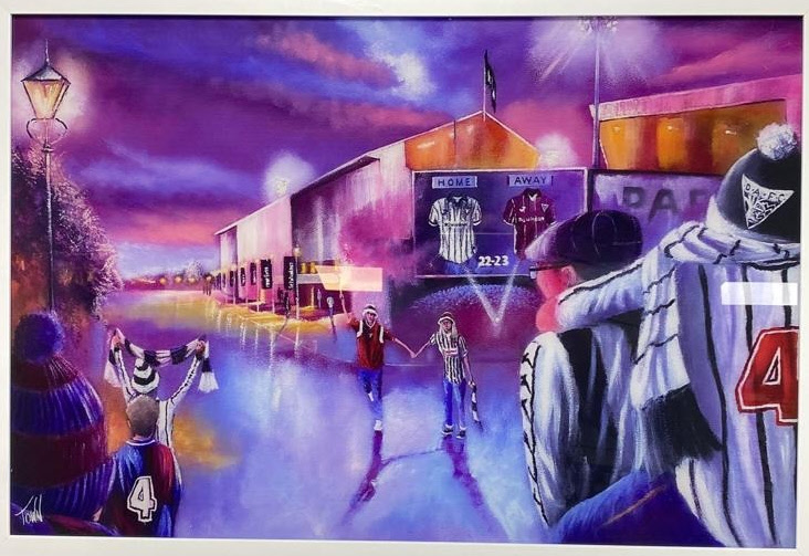 Win a brand new Paul Town Painting.