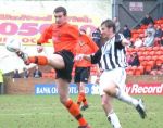 Dundee Utd v Pars 1st March 2003. Andrius Skerla