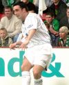 Pars v Celtic 3rd May 2003. Gary Dempsey taking a corner