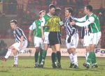 Pars v Hibs (Scottish Cup Round 4) 22nd Febuary 2003. Handbags at 10 paces.
