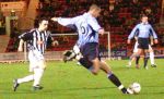 Pars v Dundee 28th January 2003. Gary Dempsey v Lee Wilkie