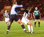 Pars v Dundee 28th January 2003. Craig Brewster v Lee Wilkie