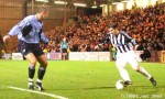 Pars v Dundee  28th January 2003. Stevie Crawford v Lee Wilkie
