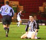 Pars v Dundee  28th January 2003. Jason Dair