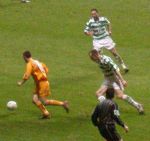 Celtic v Dunfermline Athletic 29/12/02 Gary `Judge` Dempsey