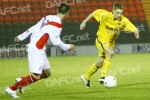 Airdrie Utd. v Pars 4th November 2008. Calum Woods in action.