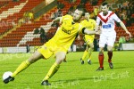 Airdrie Utd. v Pars 4th November 2008. Scott Wilson defending.