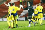 Airdrie Utd. v Pars 4th November 2008. Pars players at full time.