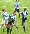 Celtic v Pars 2nd May 2004. Sutton misses!
