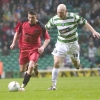 Celtic v Pars 3rd March 2007. Adam Hammill v Thomas Gravesen.